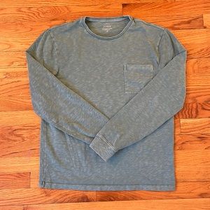 J crew long sleeve pocket tshirt